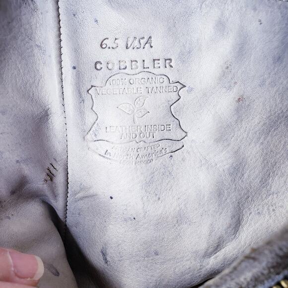 BED/STU REA Rustic Leather O Ring Moto Style Boots Women's Size 6.5 in VGUC - Picture 2 of 16